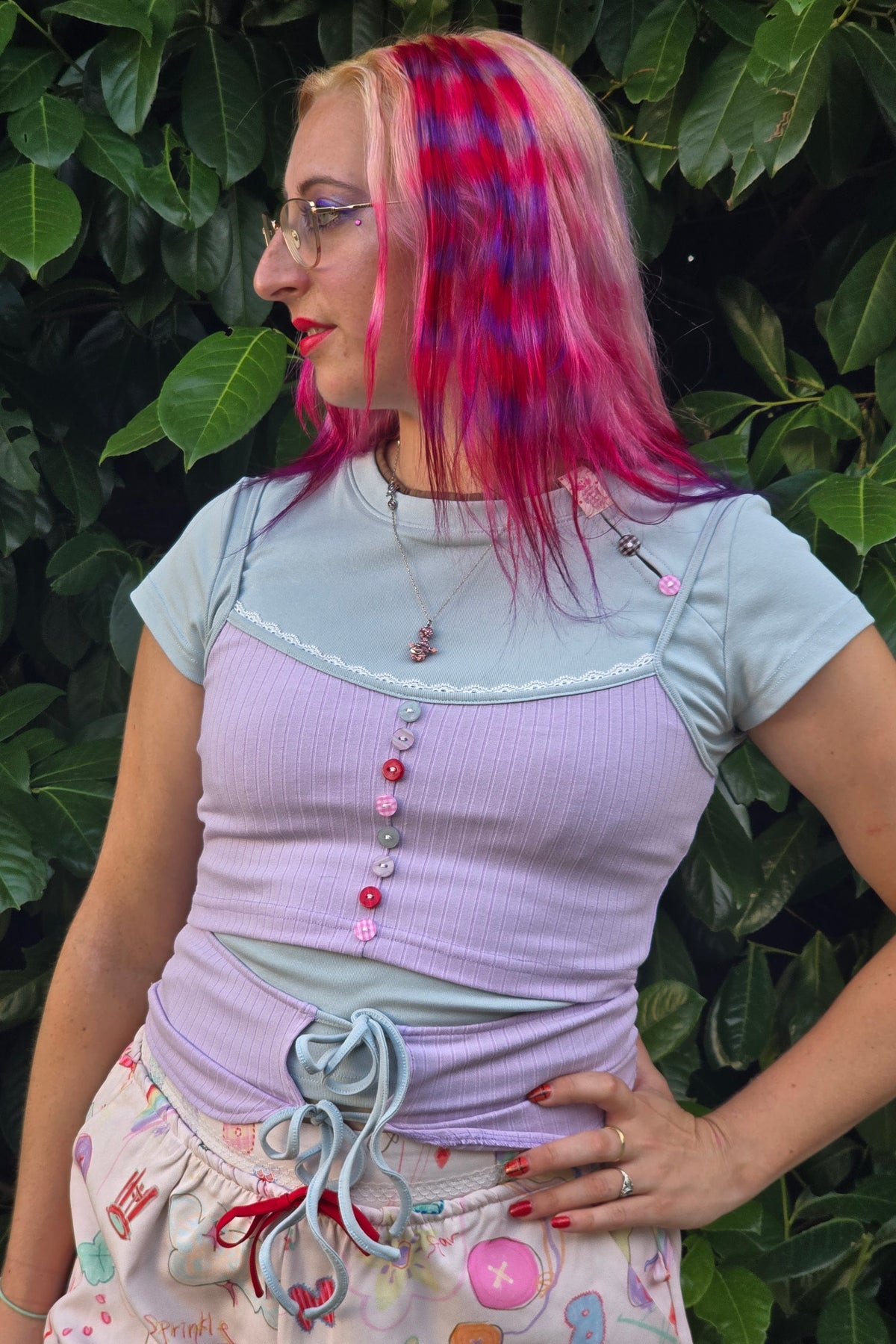 Débardeur Double Scoop Bubble Gum