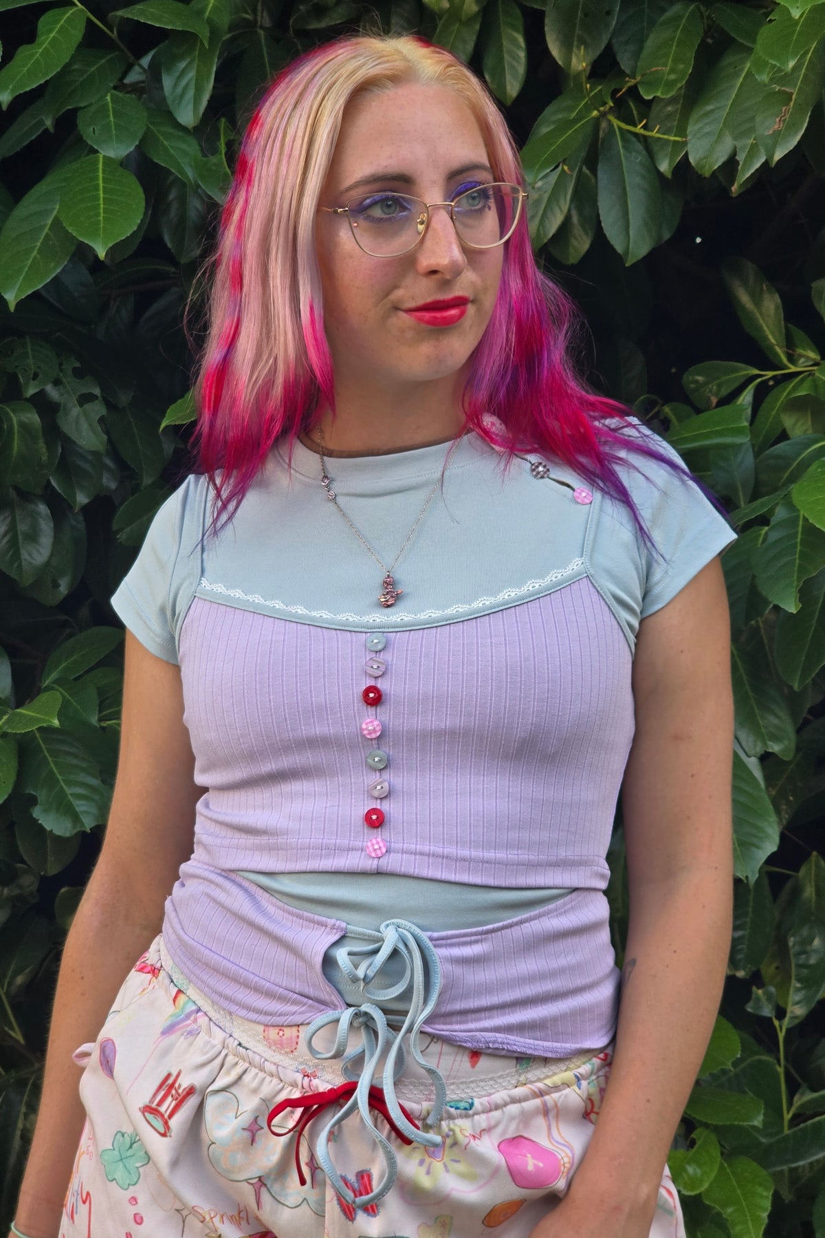 Débardeur Double Scoop Bubble Gum