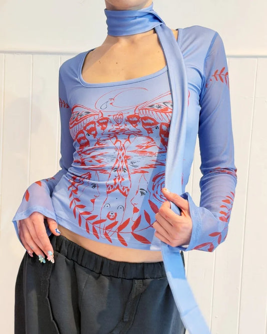 T-shirt à manches longues Butterfly