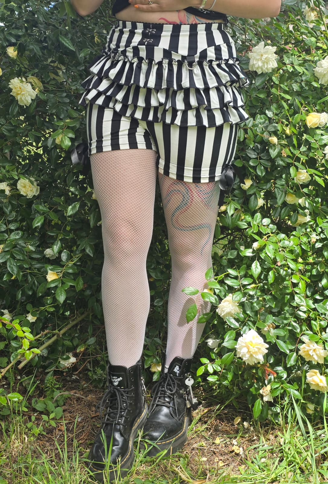 Bloomers Pierrot Rayé Noir et Blanc