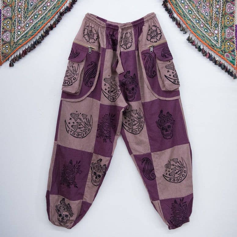 Pantalon Hippie Rose et Violet