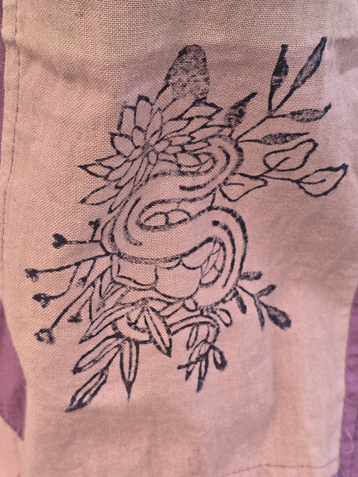 Pantalon Hippie Rose et Violet