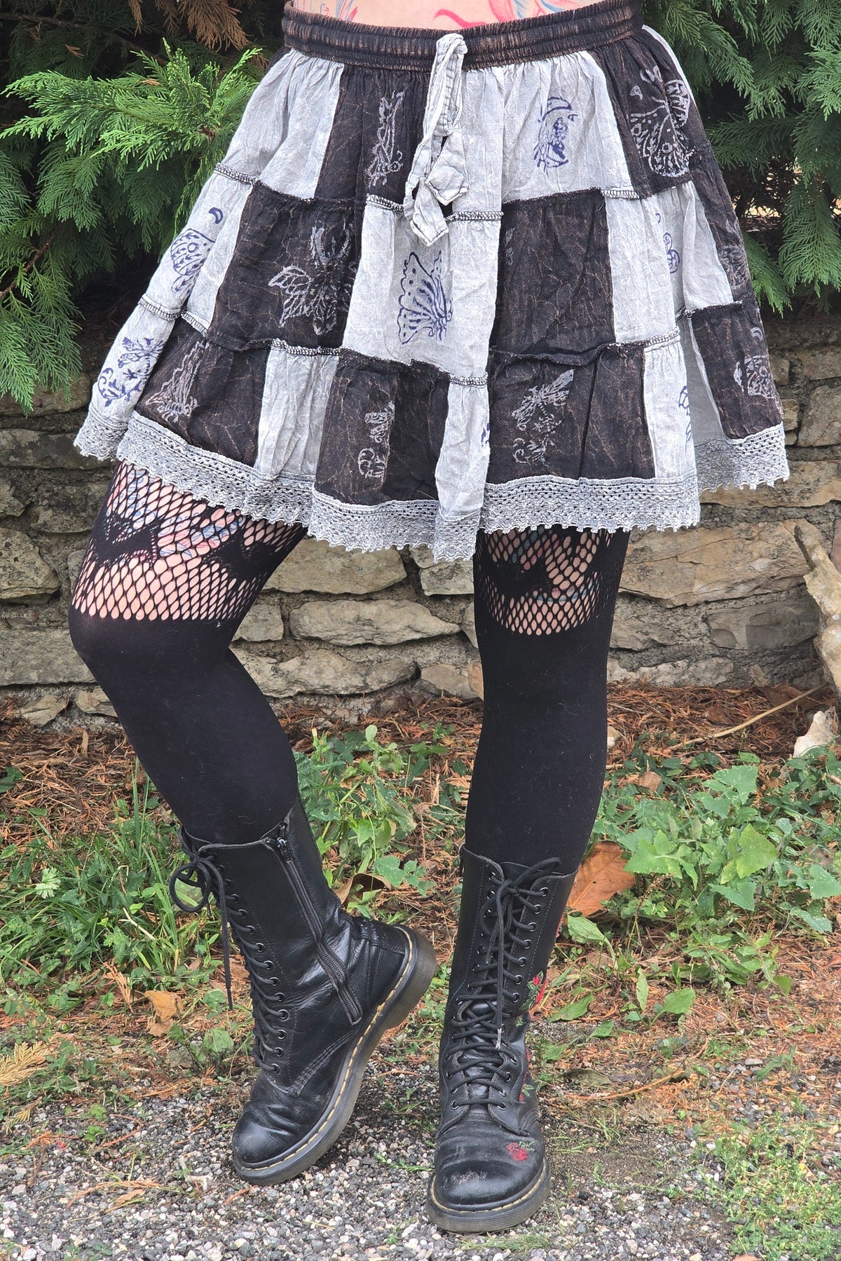 Mini-jupe Patchwork