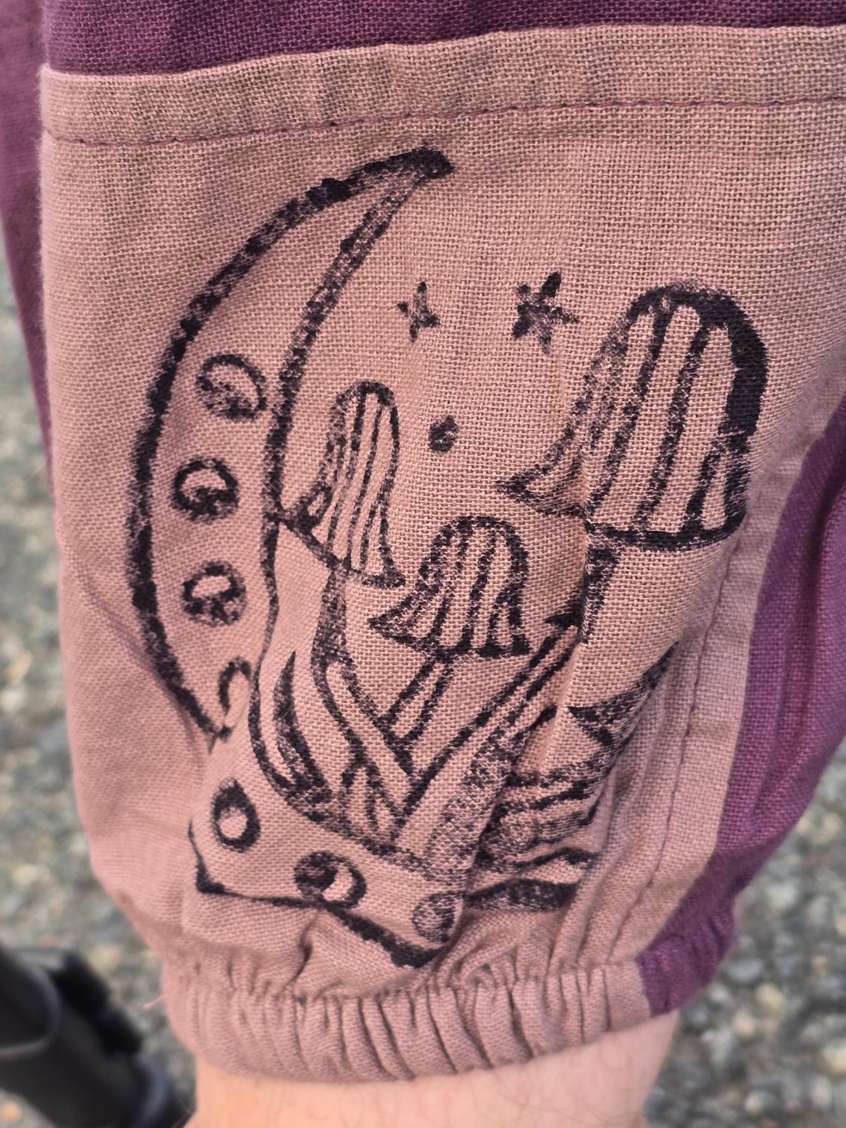 Pantalon Hippie Rose et Violet