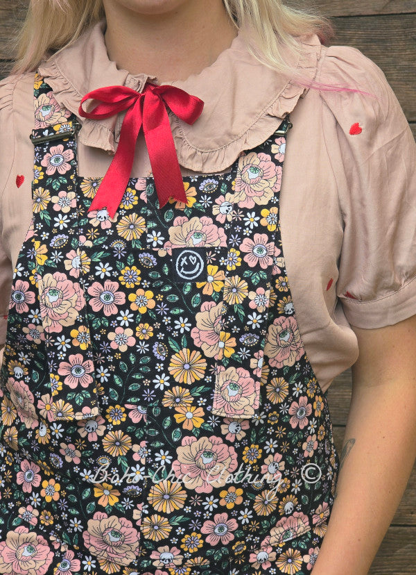 Eye Spy Floral Dungarees