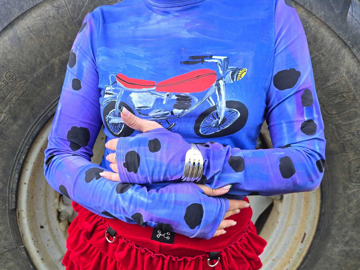T-shirt à manches longues Moto