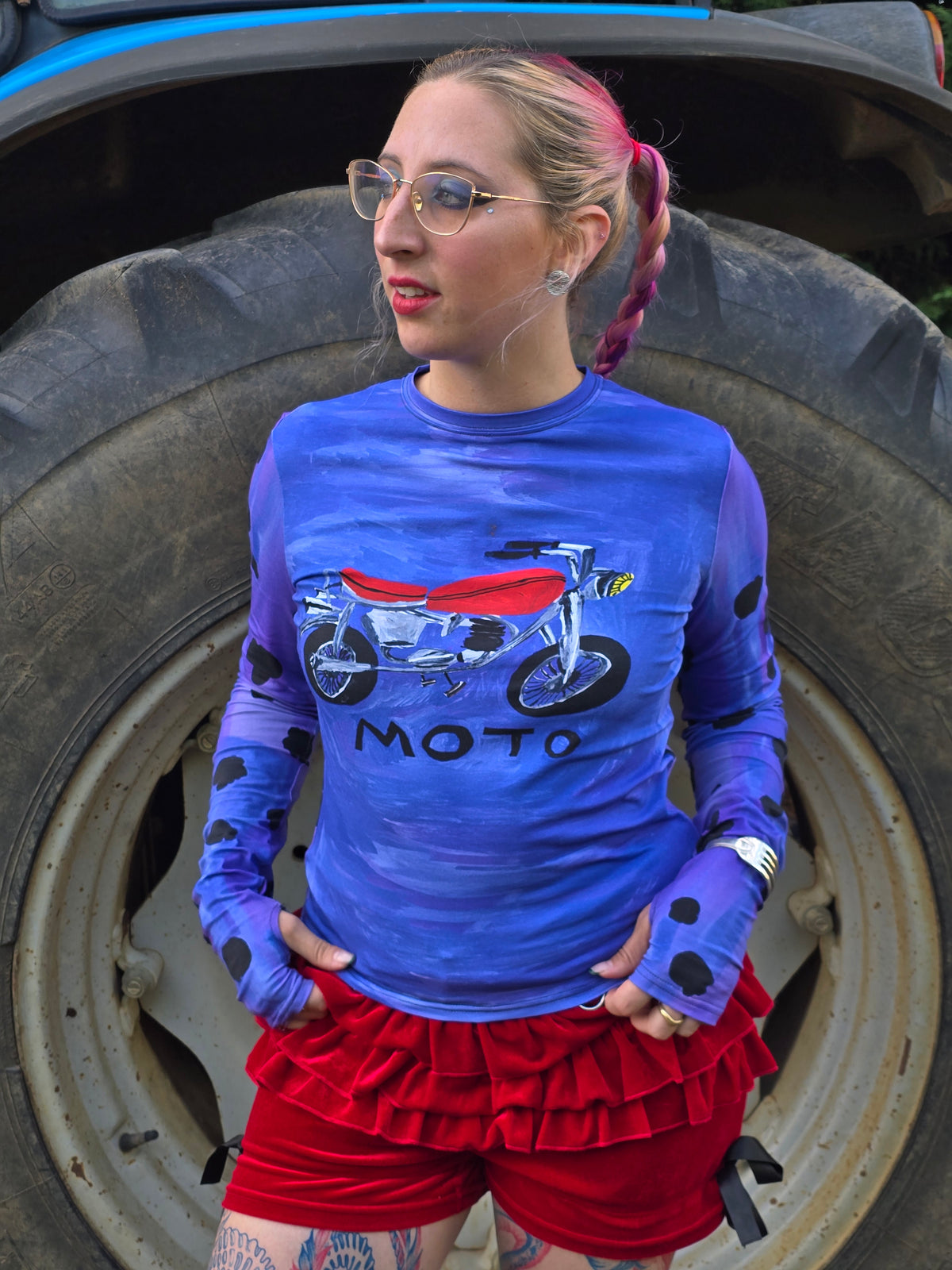 T-shirt à manches longues Moto