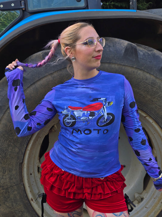 T-shirt à manches longues Moto