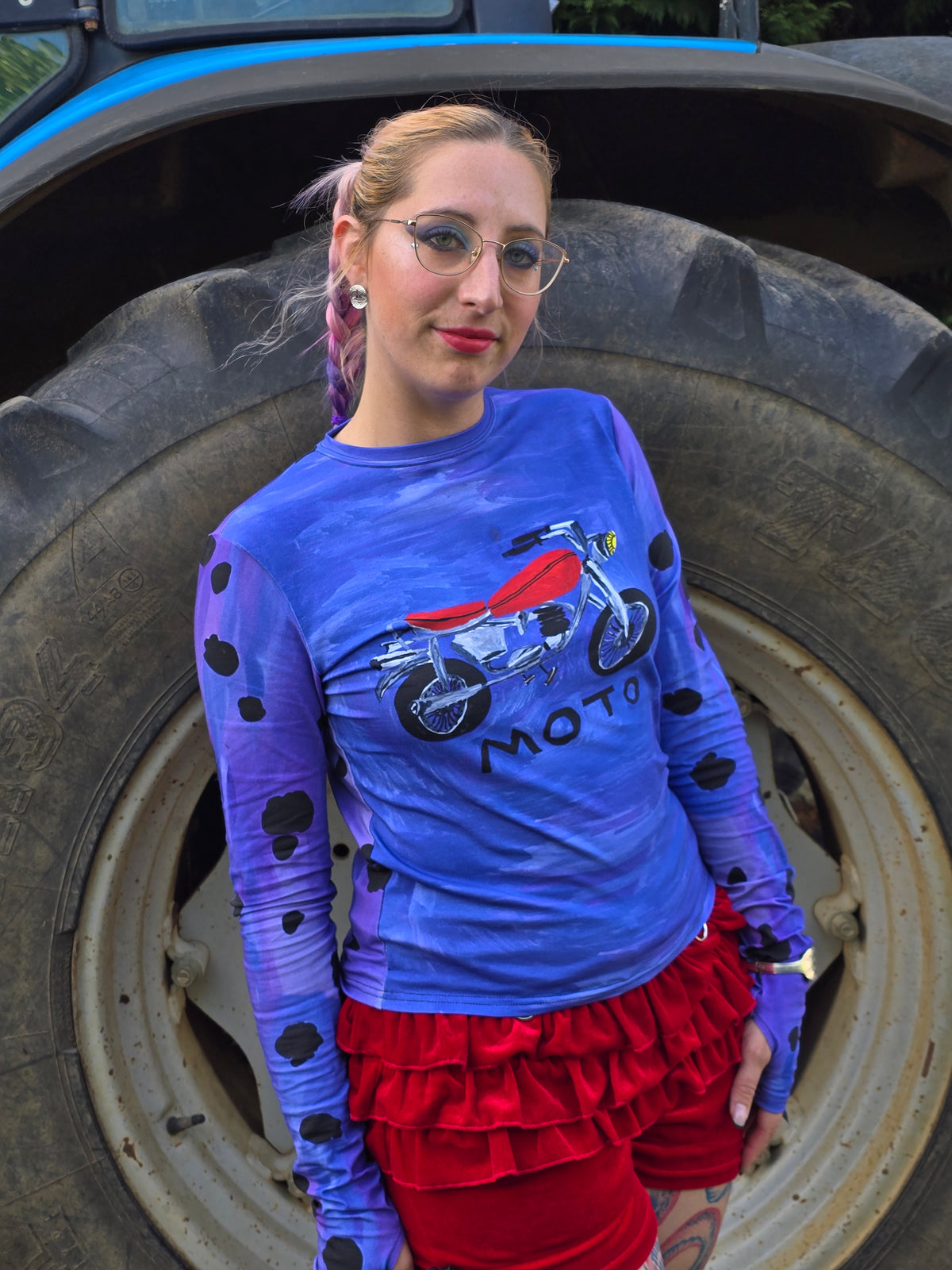 T-shirt à manches longues Moto