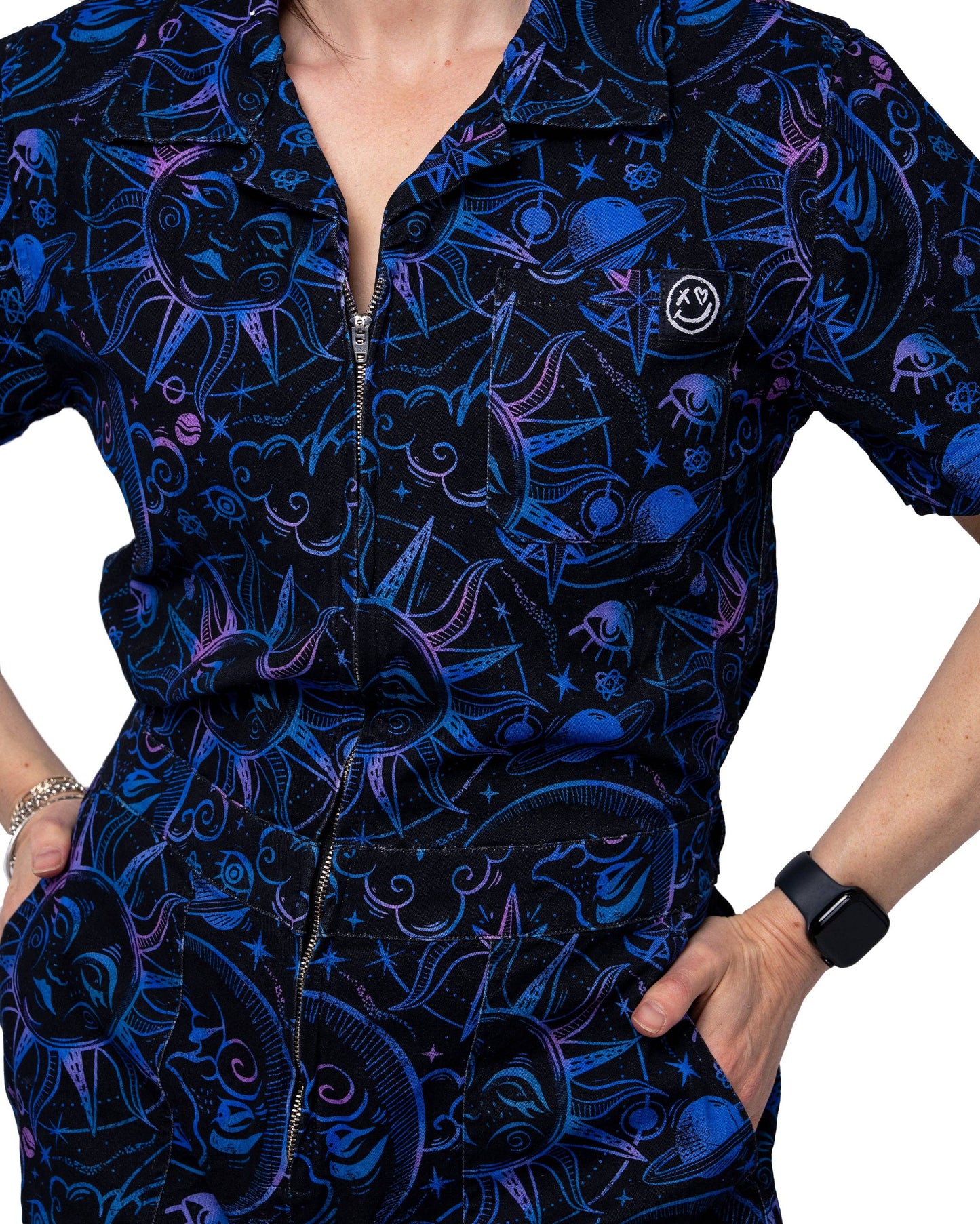 Kurzärmeliger Overall Celestial Dreams