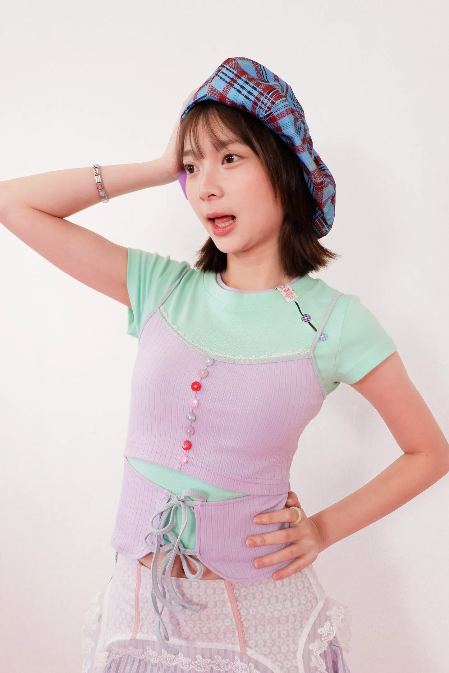 Double Scoop Bubble Gum Tank Top