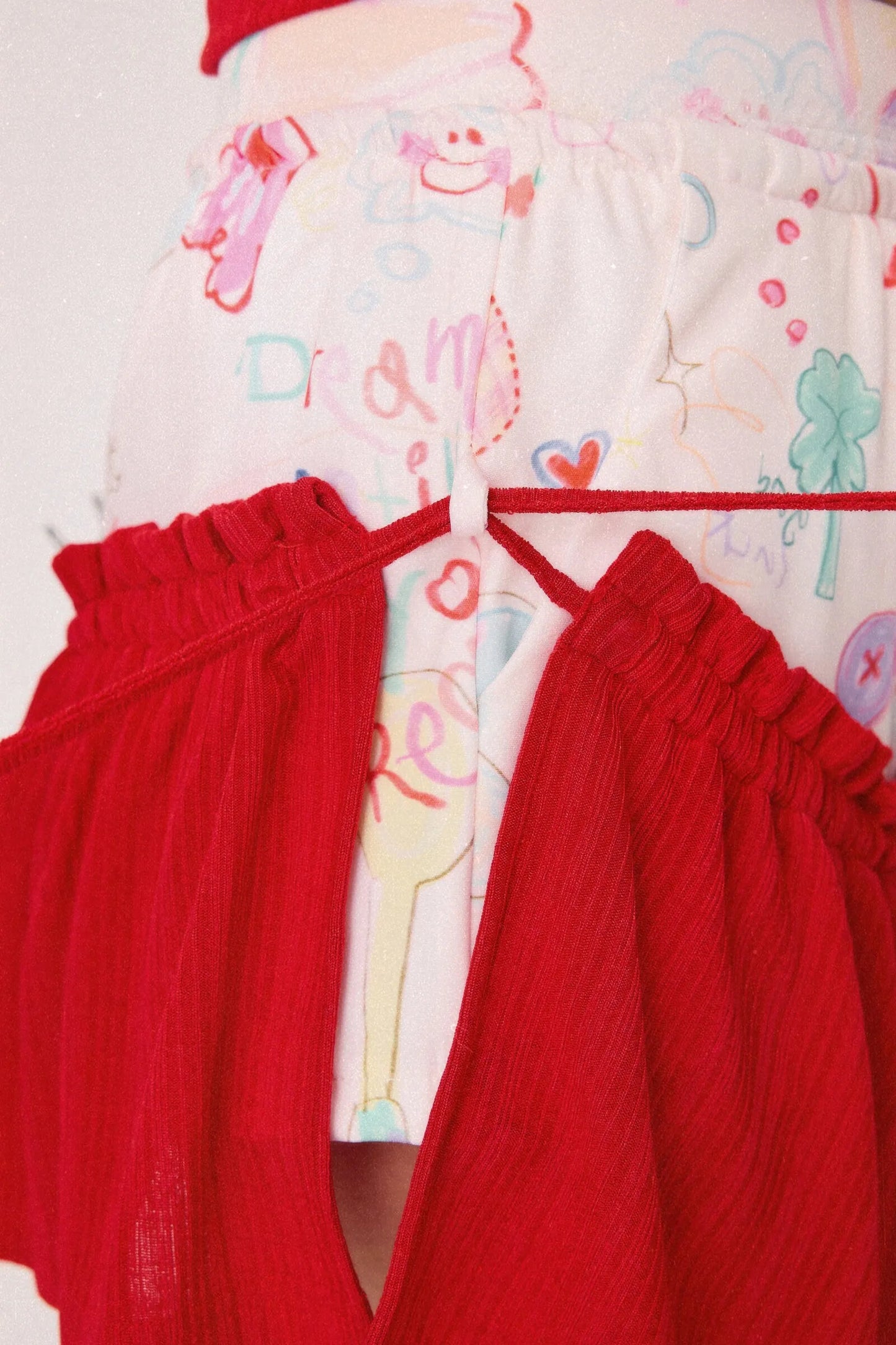 Dear Days Red Skort