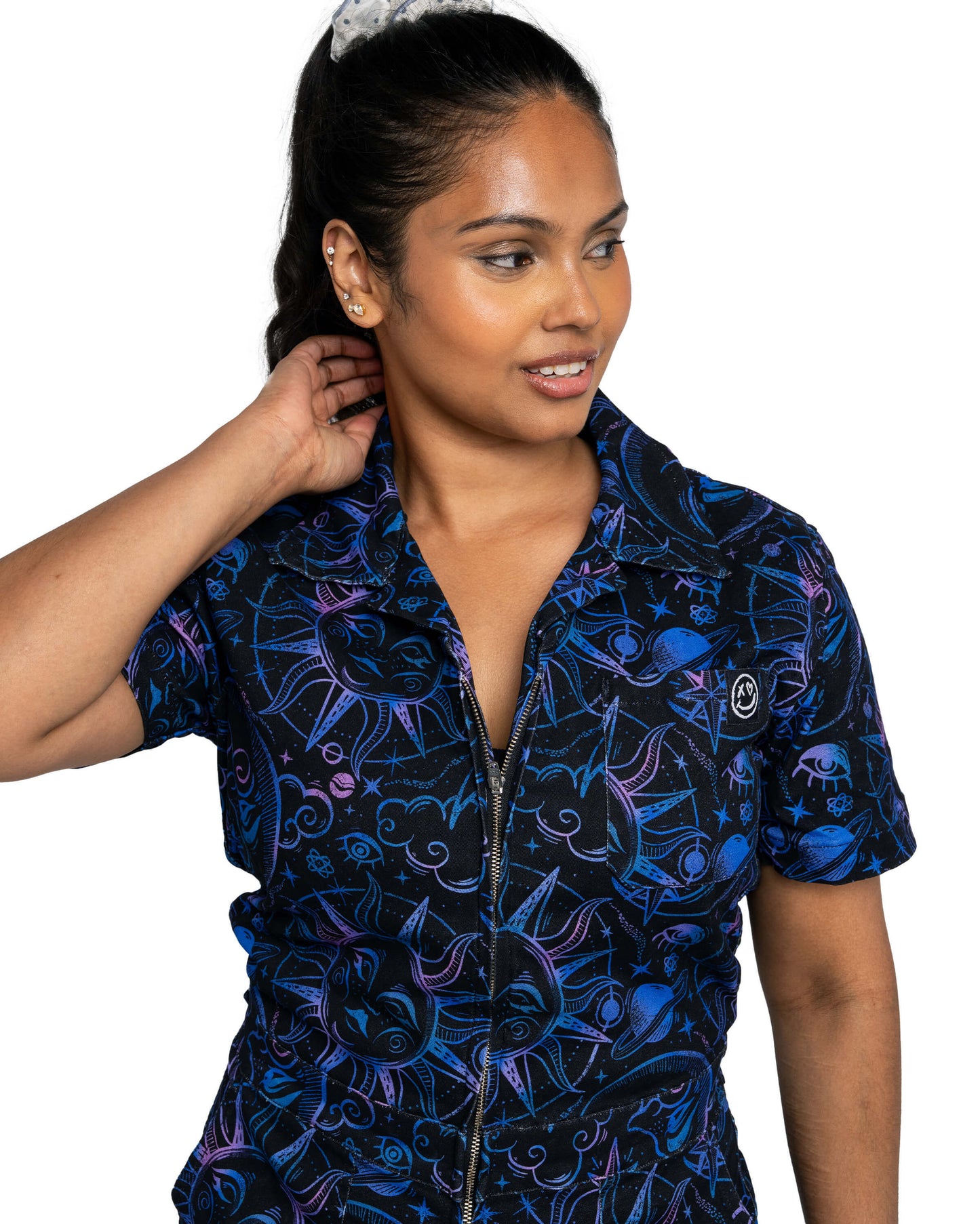 Kurzärmeliger Overall Celestial Dreams