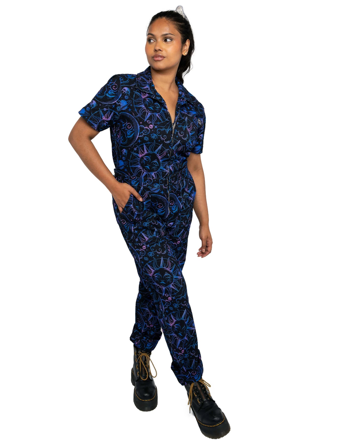 Kurzärmeliger Overall Celestial Dreams