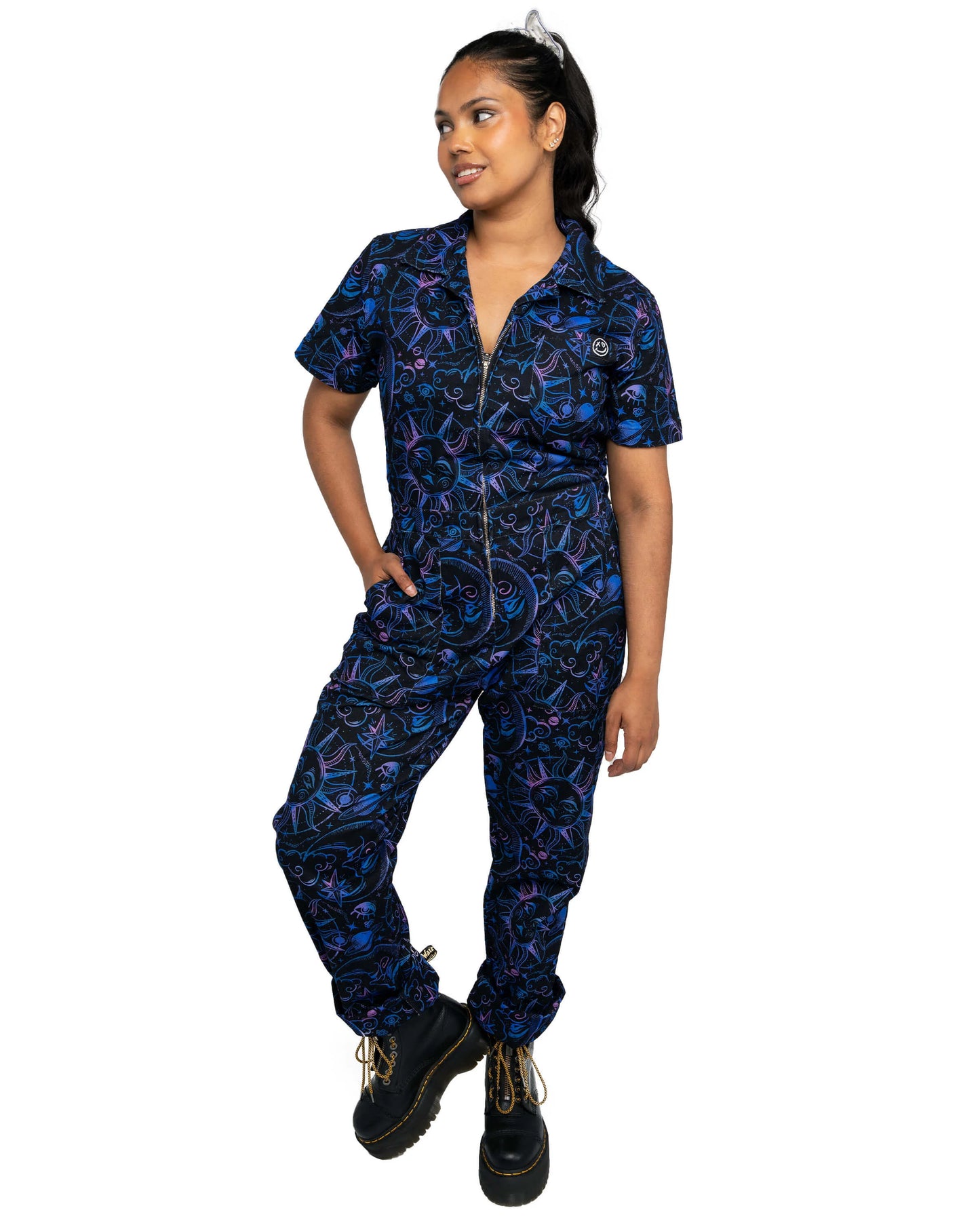 Kurzärmeliger Overall Celestial Dreams