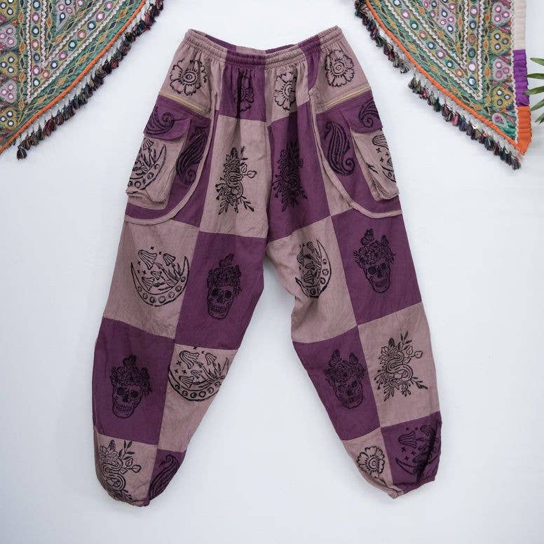 Pantalon Hippie Rose et Violet