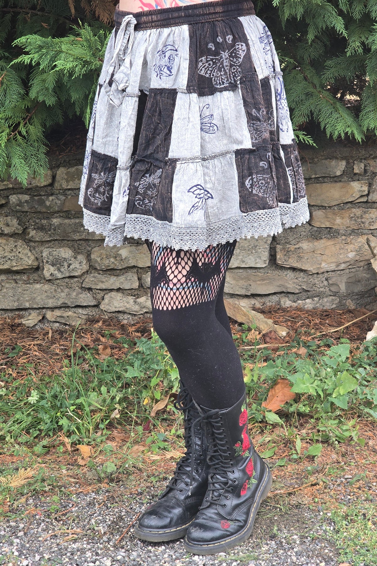 Mini-jupe Patchwork