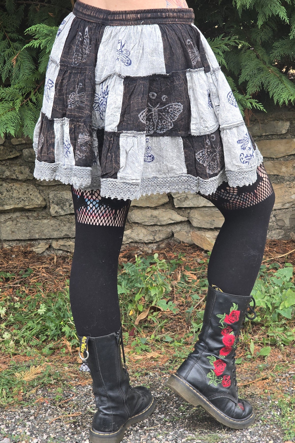 Mini-jupe Patchwork