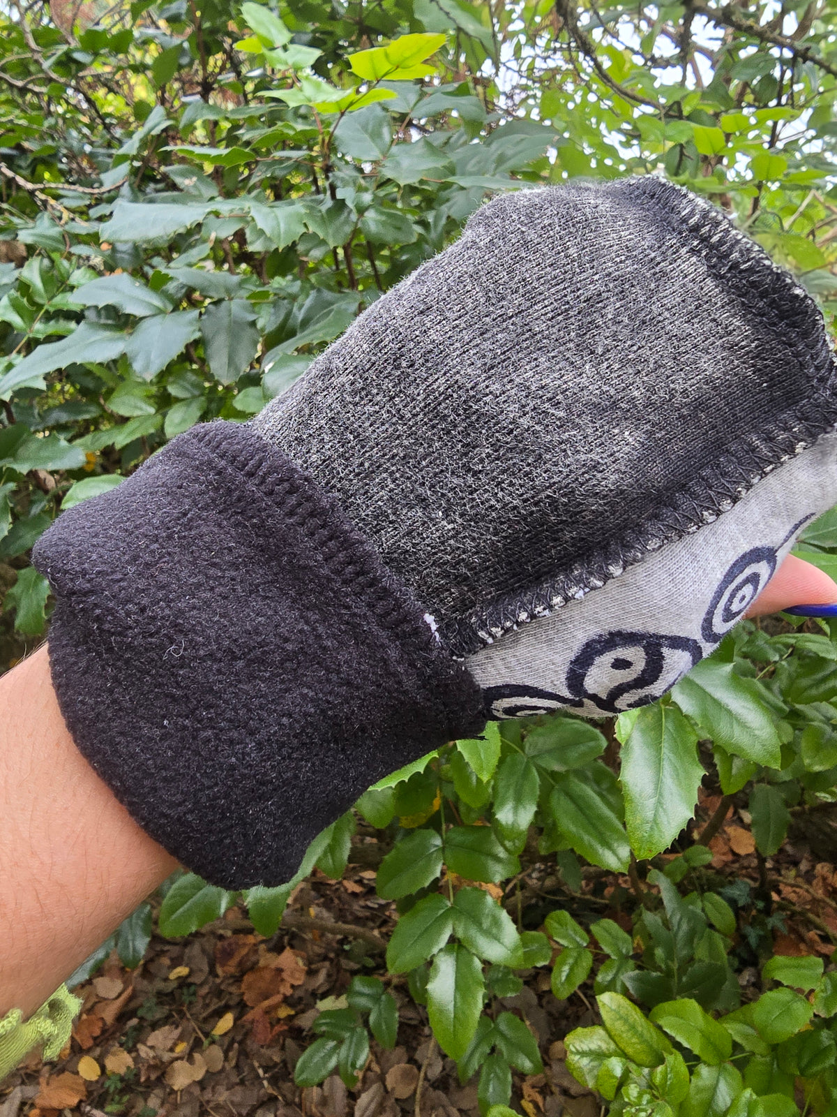 Mitaines Patchwork Gris