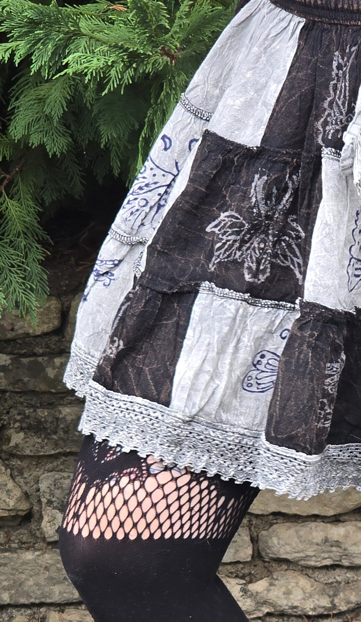 Mini-jupe Patchwork