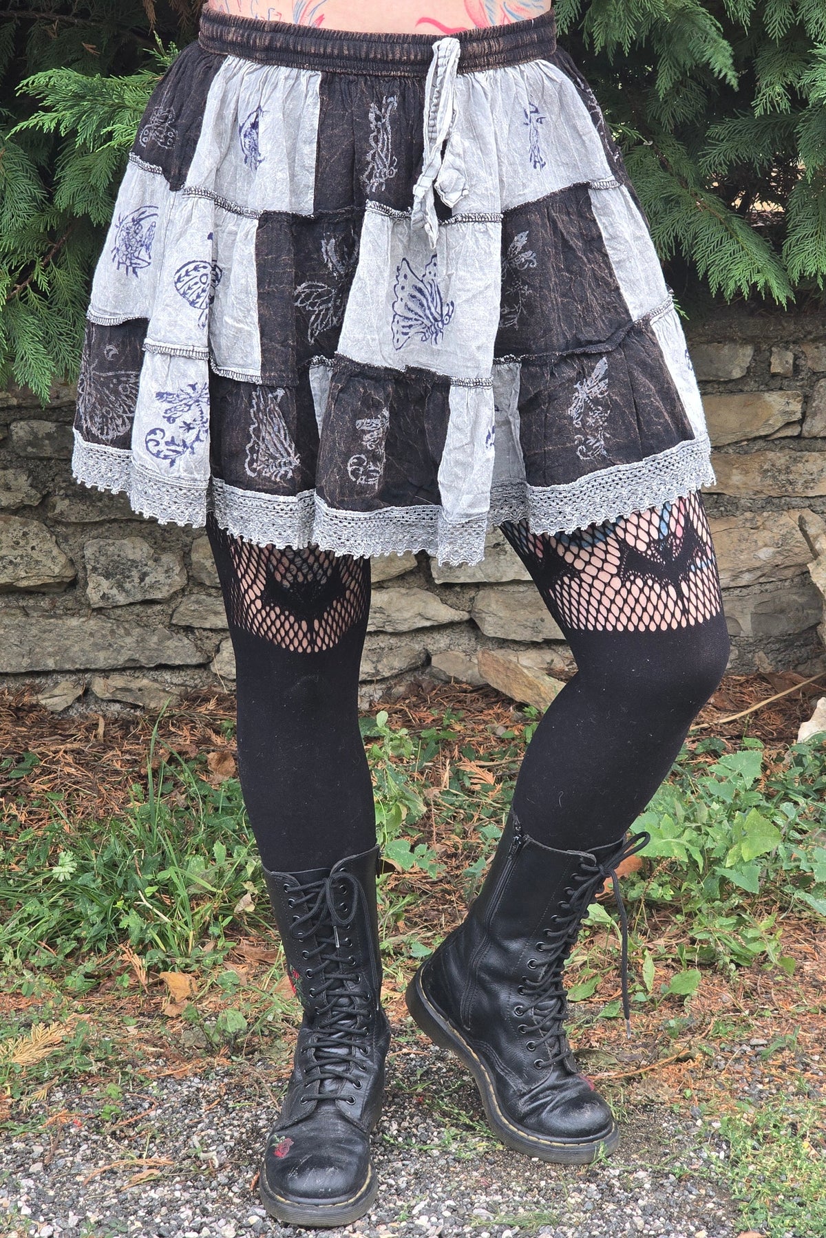 Mini-jupe Patchwork
