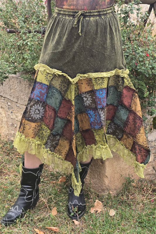 Jupe Céleste Vert